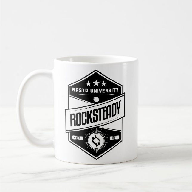 Mug Rasta University Rockstable Good Vibes Reggae (Gauche)
