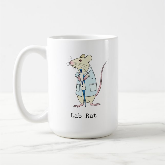 Mug rat de laboratoire de science génétique (Gauche)