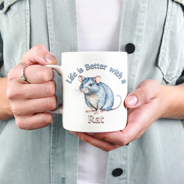 Mug Rat Lover Propriétaire d'animal de compagnie Amate (Créateur téléchargé)