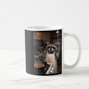 Mug Raton laveur cuisine rétro drôle raton laveur fume