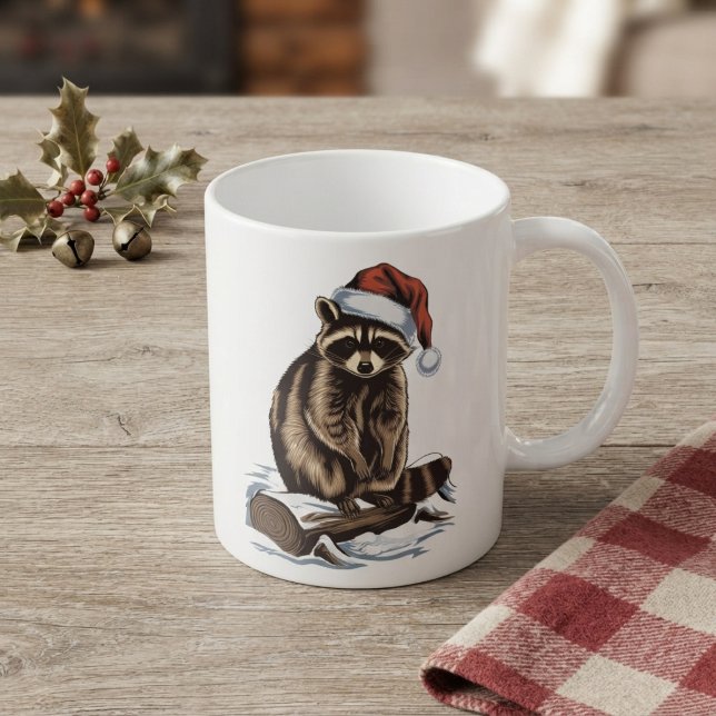 Mug Raton laveur de Noël (Créateur téléchargé)