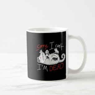 Mug Raton laveur Désolé je ne peux pas je suis un rat 