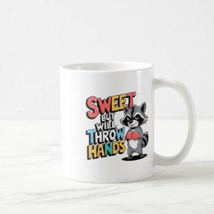 Mug Raton laveur doux mais coriace Boxe Humour Attitud
