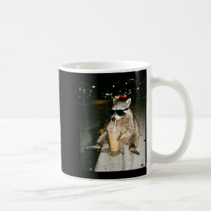 Mug Raton laveur drôle buvant un café glacé mème homme