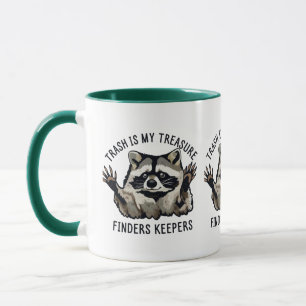 Mug Raton laveur drôle trésor ordures randonneur raton