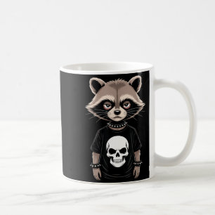 Mug Raton laveur emo sombre avec style punk alternatif