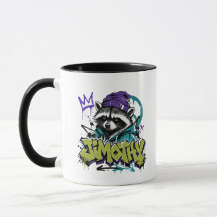 Mug Raton laveur graffiti art urbain style punk