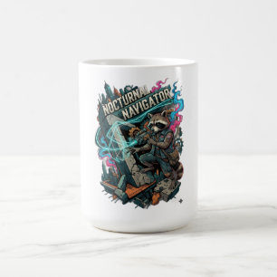 Mug Raton laveur navigateur nocturne manches longues