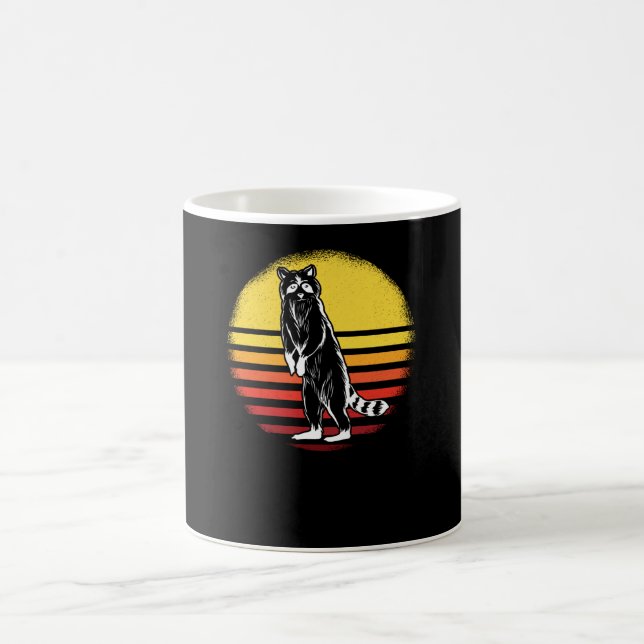 Mug Raton laveur Rétro Vintage (Centre)
