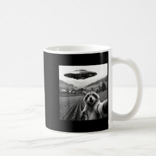 Mug Raton laveur selfie avec alien ufo drôle raton lav