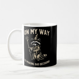 Mug Raton laveur sur le chemin de mauvaises décisions