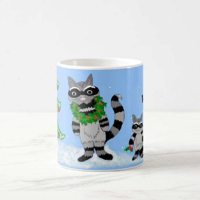 Mug Raton laveurs parés pour les fêtes (Centre)