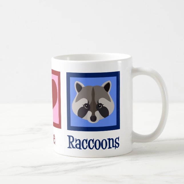 Mug Ratons Peace Love (Droite)