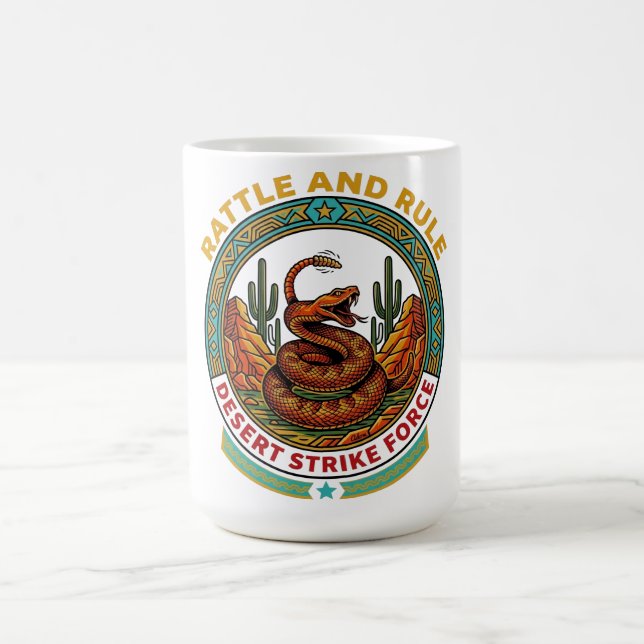 Mug Rattle And Rule Desert Strike Force (Centre)