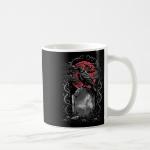 Mug Raven Bird Gothic Raven Art Cemetery Imaginaire