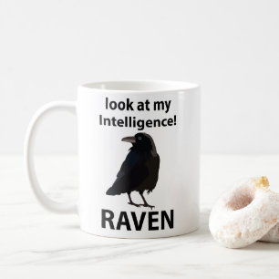Mug Raven Regarde Mon Corbeau D'Intelligence