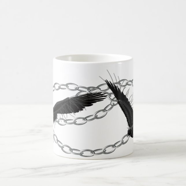 Mug Ravens en vol (Centre)