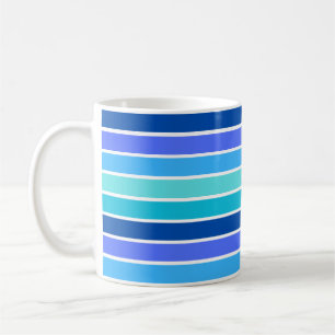 Mug Rayé Bleu Foncé