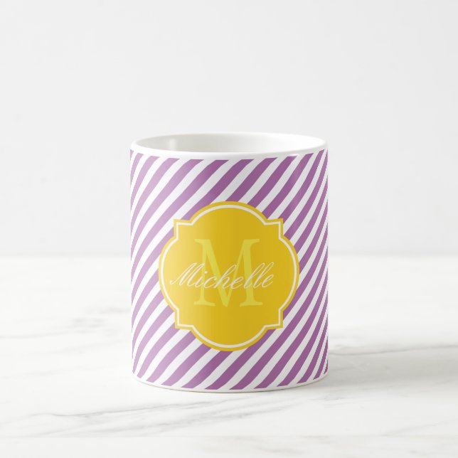 Mug rayé de l'orchidée rayé (Centre)