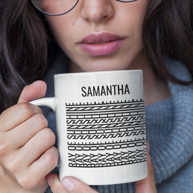 Mug Rayon de soleil à message caché Nom personnalisé (Créateur téléchargé)