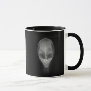 Mug Rayon X du crâne Alien