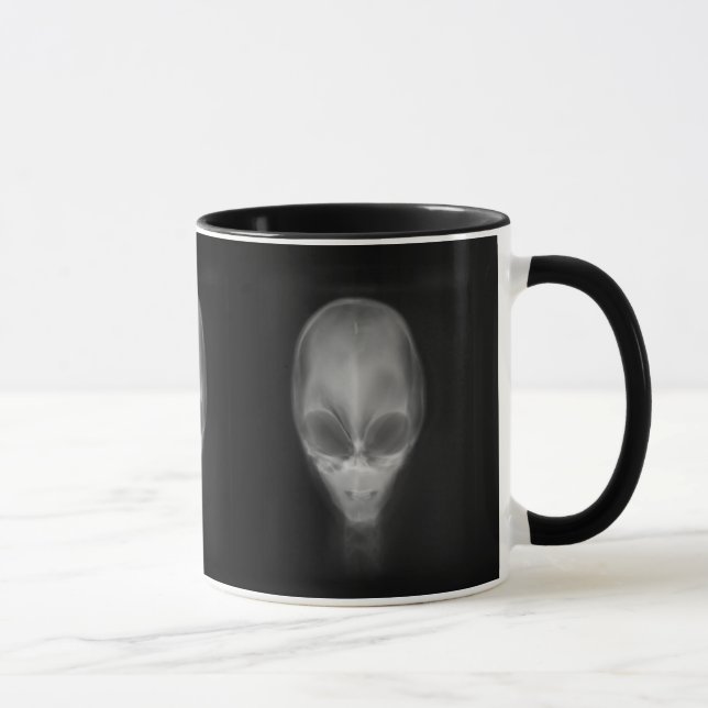 Mug Rayon X du crâne Alien (Droite)