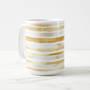Mug Rayures blanches dorées