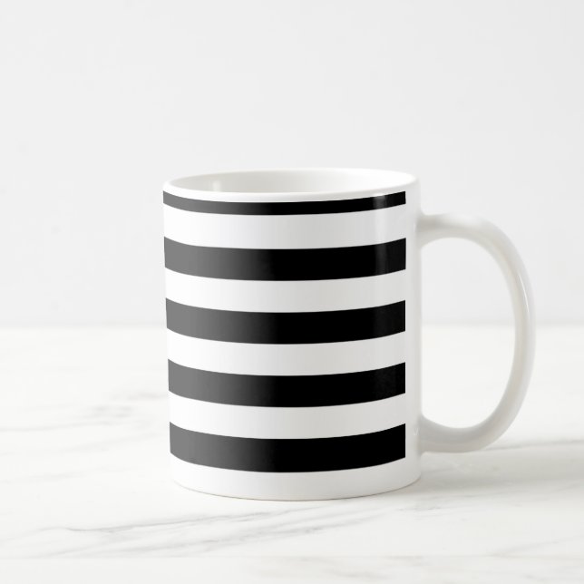 Mug Rayures blanches réglables de couleur de (Droite)
