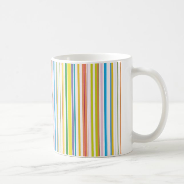 Mug Rayures colorées multi (Droite)