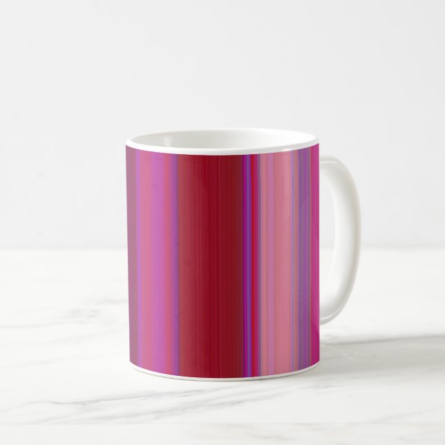 Mug Rayures de bonbon (Devant droit)