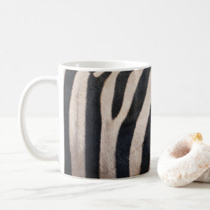 Mug Rayures de zèbre noir et blanc