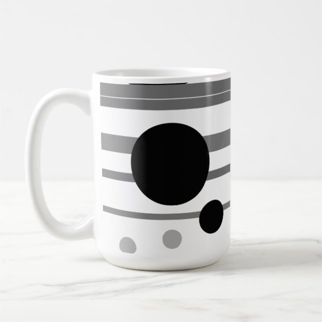 Mug Rayures et points (Gauche)