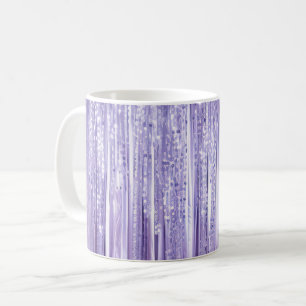 Mug Rayures Étincelantes Violettes