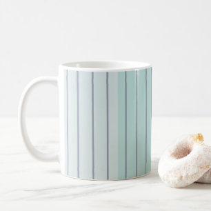 Mug Rayures Gris Bleu Sarcelle