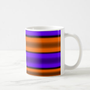 Mug Rayures horizontales oranges et pourpres