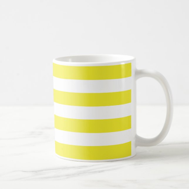 Mug Rayures jaunes (Droite)