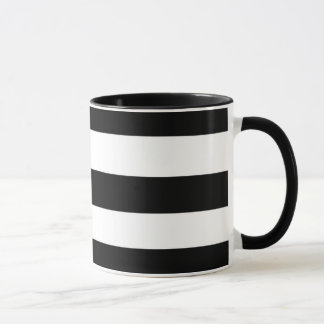 Mug Rayures noires et blanches
