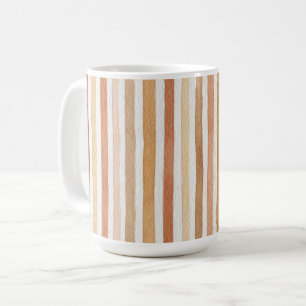 Mug Rayures Rouge Gland Crème Cocoa Latte