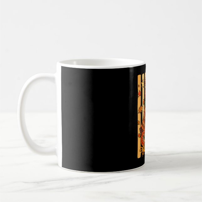 Mug Rayures saison douillette alligator automne citrou (Gauche)