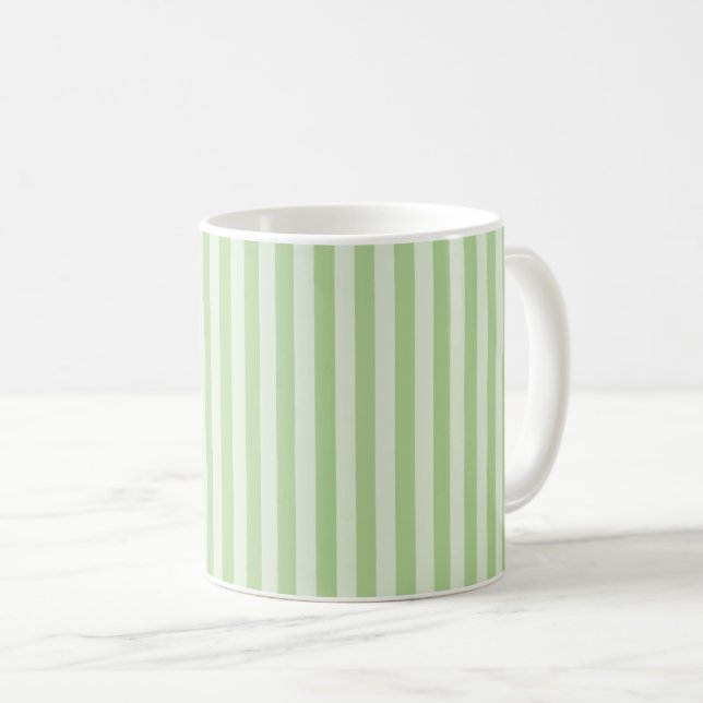 Mug Rayures Vertes (Devant droit)