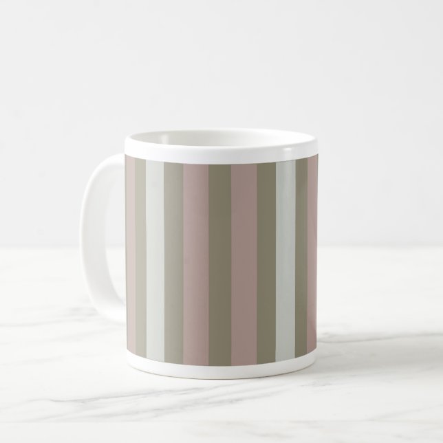 Mug Rayures Vintage (Devant gauche)
