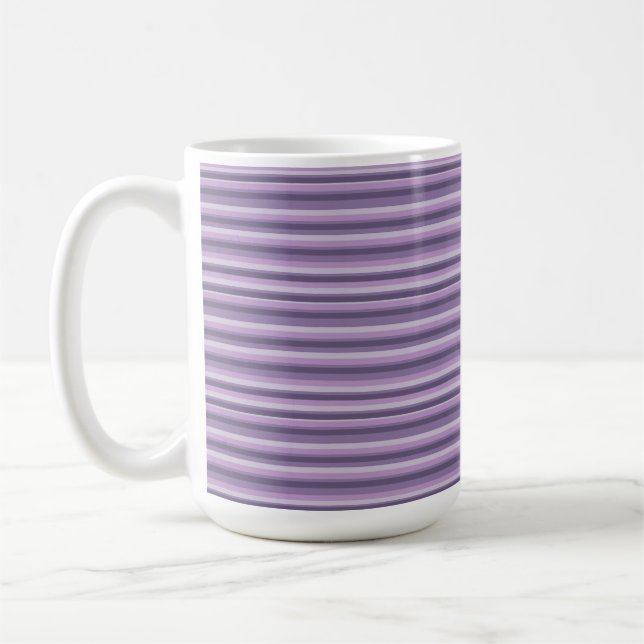 Mug Rayures violettes (Gauche)