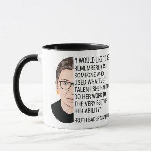 Mug RBG Ruth Bader Ginsburg Hommage RIP