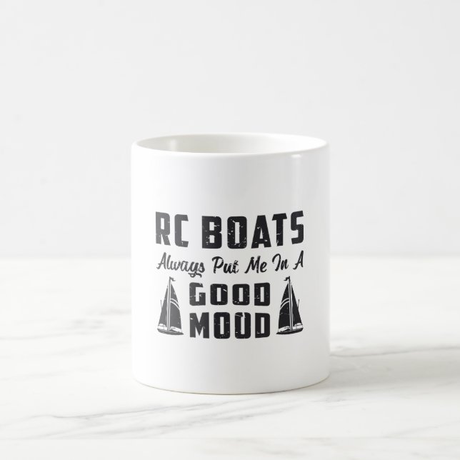 Mug RC Boat Me Placer De Bonne Humeur Radio Modèle RC  (Centre)