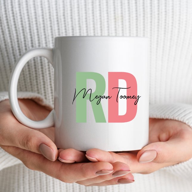 Mug RD Diéticien nutritionniste enregistré (Créateur téléchargé)