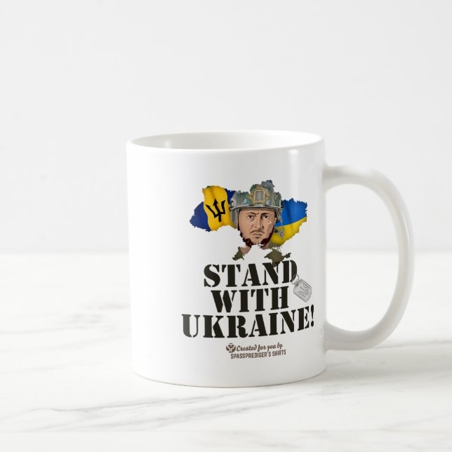 Mug Rdos Soutien à l'Ukraine Drapeau Zelensky Rdos  (Droite)