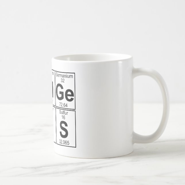 Mug Re-Al-GE-Ni-U-s (vrai génie) - complètement (Droite)