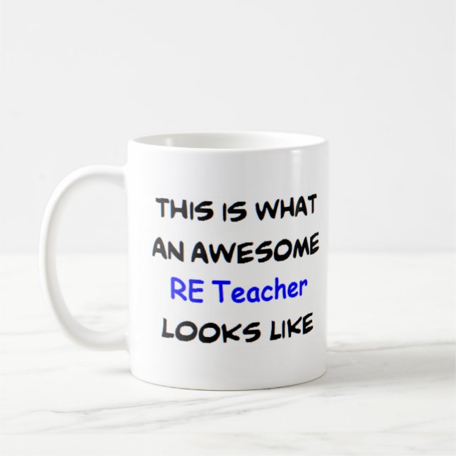 Mug re professeur, génial (Gauche)