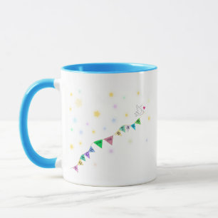 Mug Reach for the Stars Cute Bird Bunting