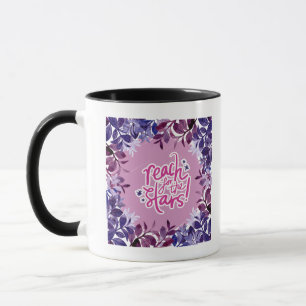 Mug Reach For the Stars in Purple Color